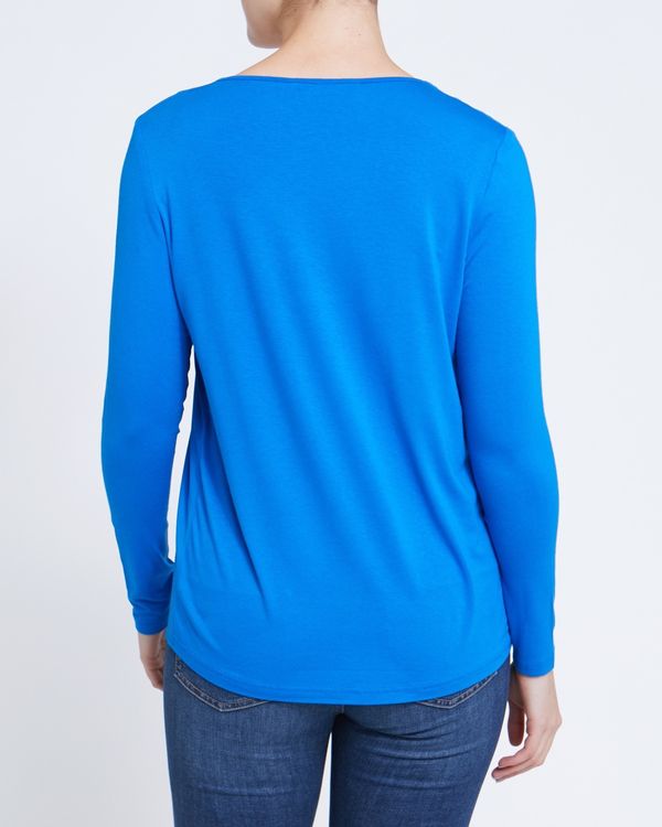 V-Neck Jersey Back Top