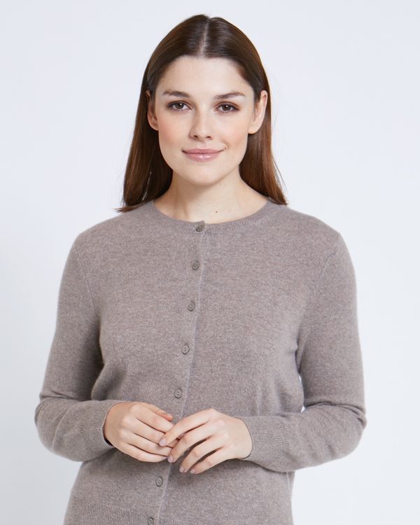 Paul Costelloe Living Studio Mink Cashmere Cardigan