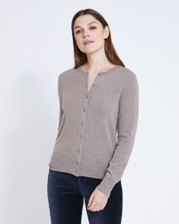 Paul Costelloe Living Studio Mink Cashmere Cardigan