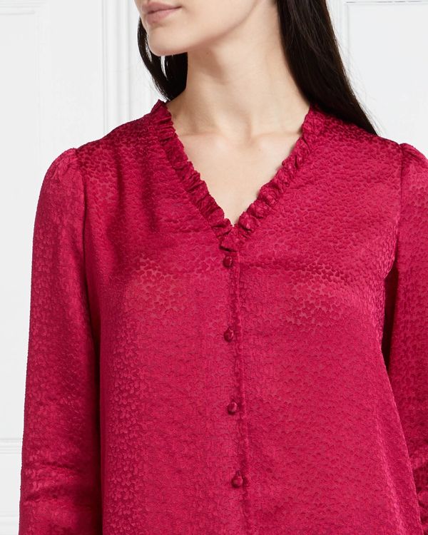 Gallery Mistletoe Burnout Top