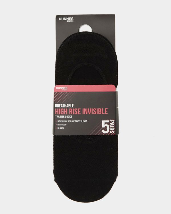 Mesh Liners With Heel Grips - Pack Of 5