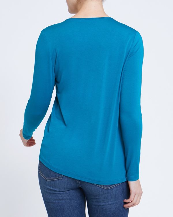V-Neck Jersey Back Top