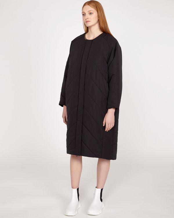Carolyn Donnelly The Edit Quilted Raglan Coat