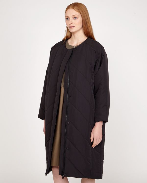 Carolyn Donnelly The Edit Quilted Raglan Coat