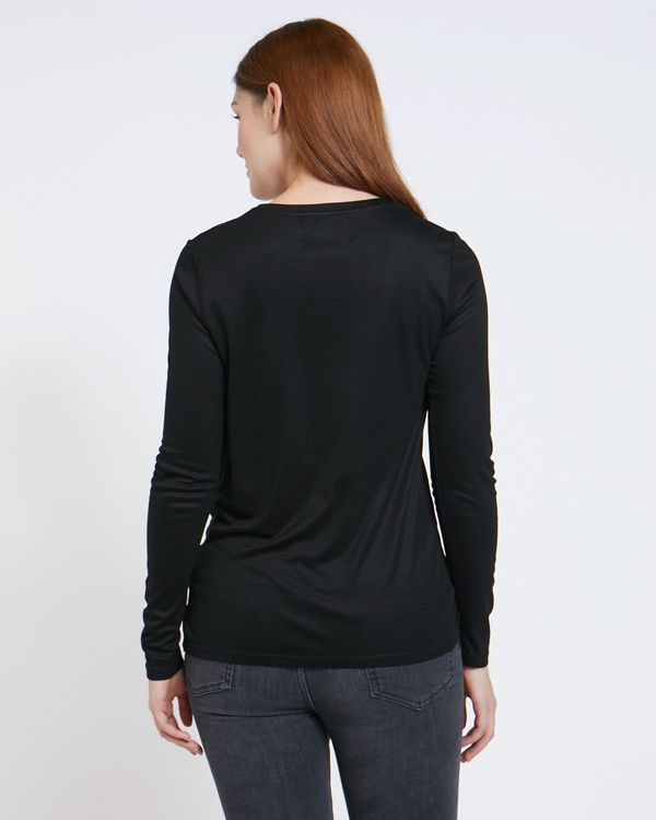 Paul Costelloe Living Studio Black Twist Front Top