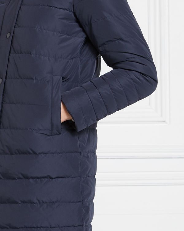 Gallery Fur Down Feather Padded Coat