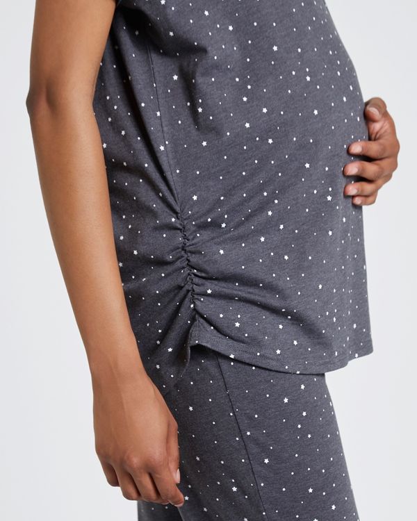 Maternity Star Crew-Neck T-Shirt