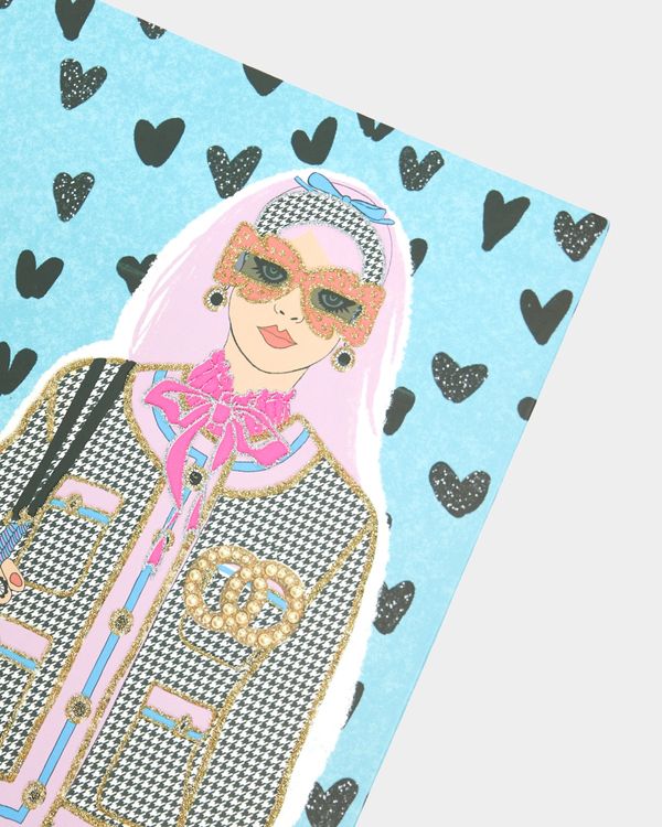 Savida B5 Glitter Print Notebook