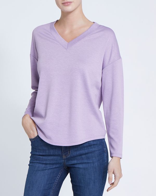 V-Neck Soft Rib Top