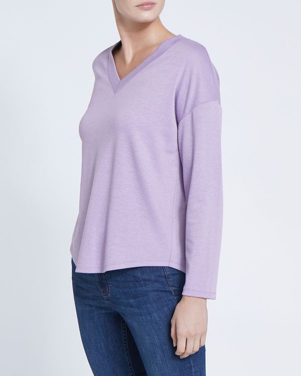 V-Neck Soft Rib Top