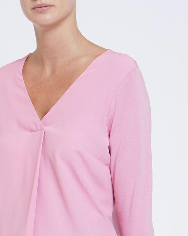 V-Neck Jersey Back Top