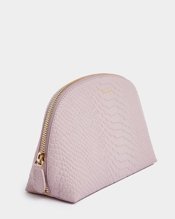 Paul Costelloe Living Studio Blush Leather Cosmetic Bag