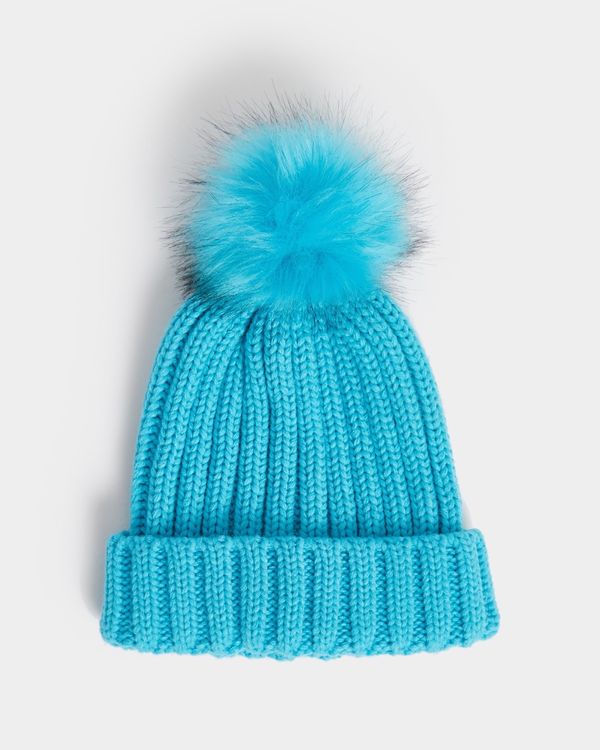 Savida Ribbed Pom Hat