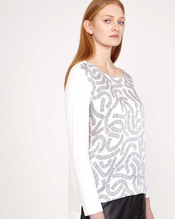 Carolyn Donnelly The Edit Squiggle Print Top