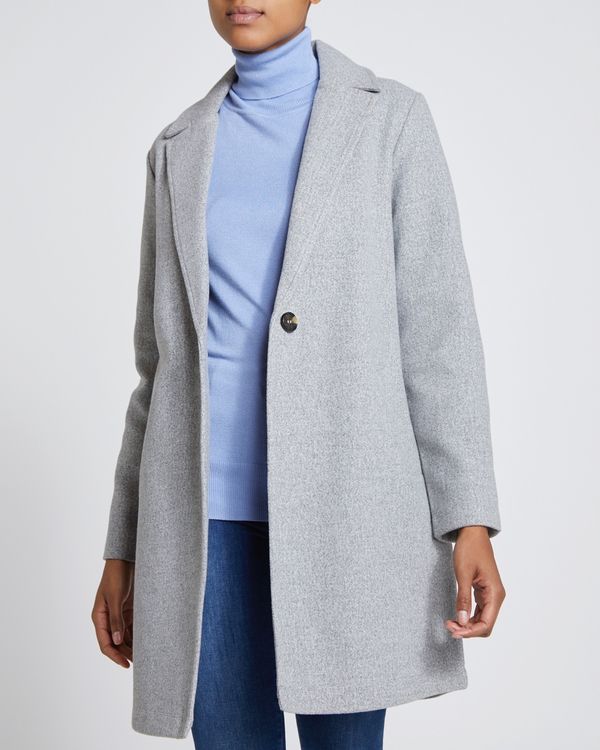 Single Breasted Tailored Coat