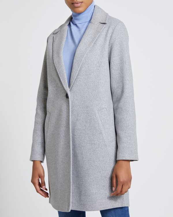 Single Breasted Tailored Coat