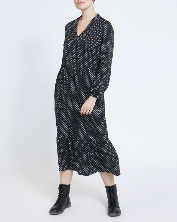 Tie Neck Midi
