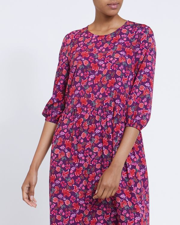 Round Neck Midi Dress
