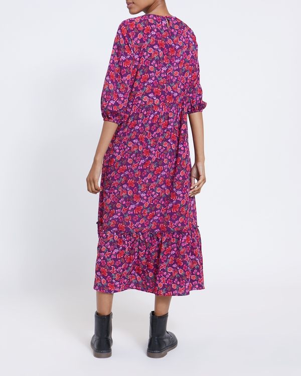 Round Neck Midi Dress
