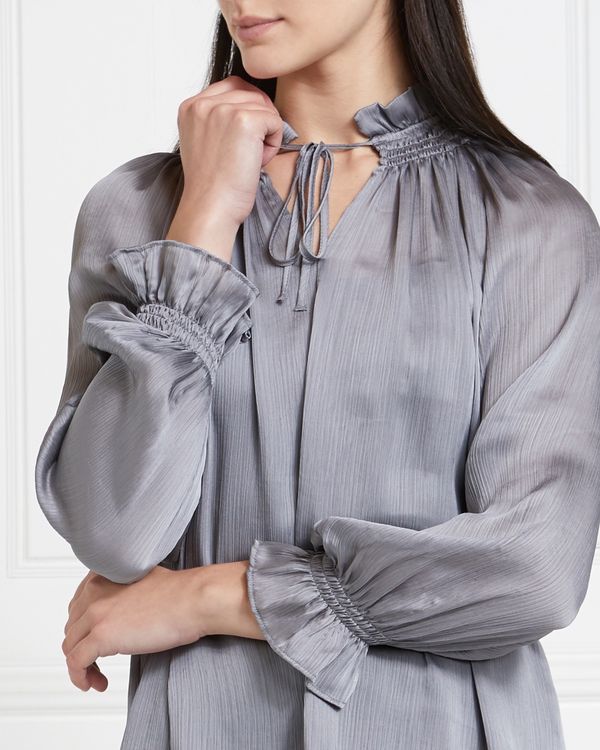 Gallery Mistletoe Tie Neck Top
