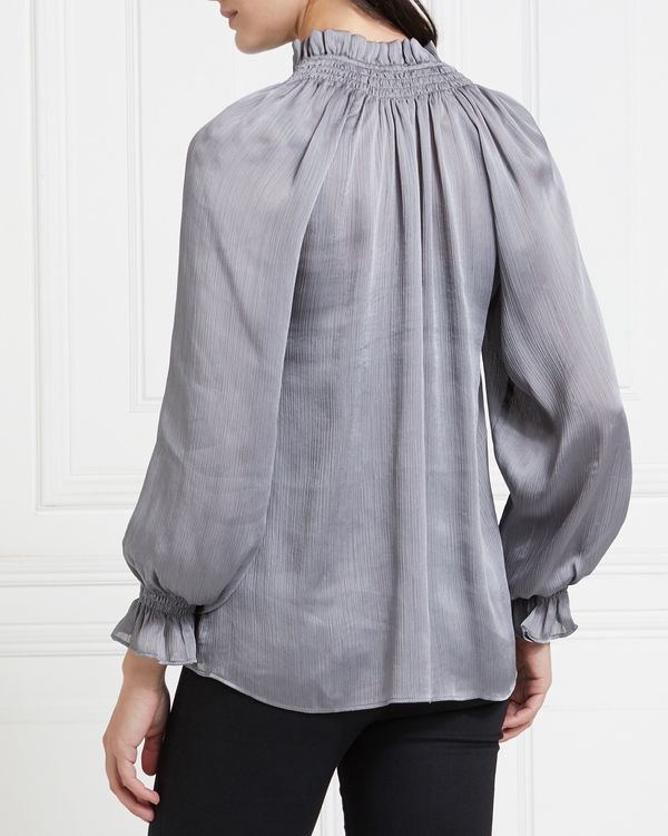 Gallery Mistletoe Tie Neck Top
