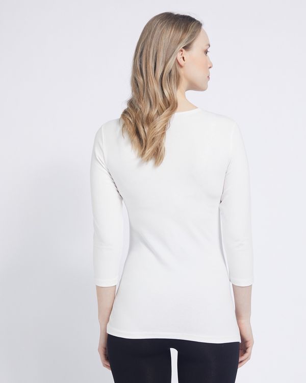 Savida Maternity Scoop Neck Top