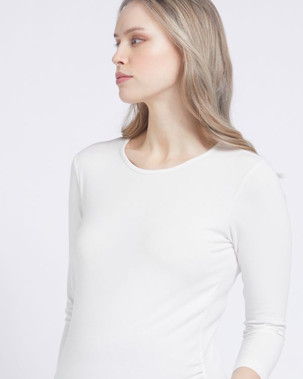 Savida Maternity Scoop Neck Top