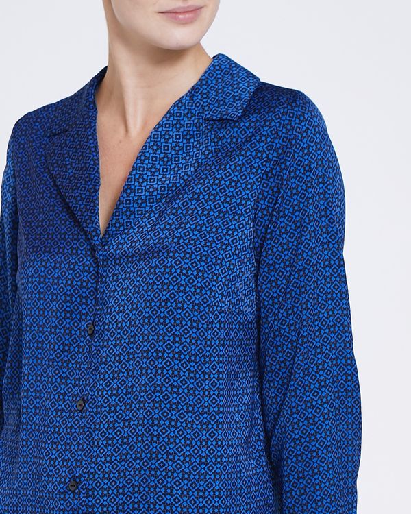 Satin Geo Blouse