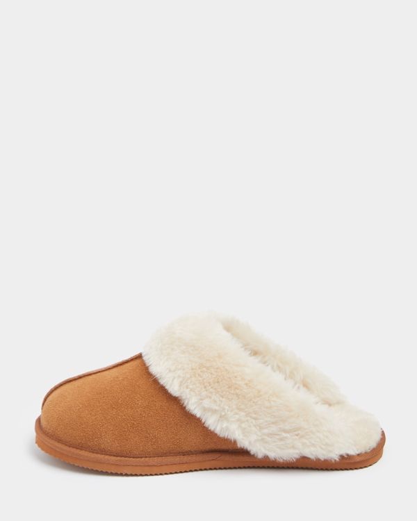 Suede Mules