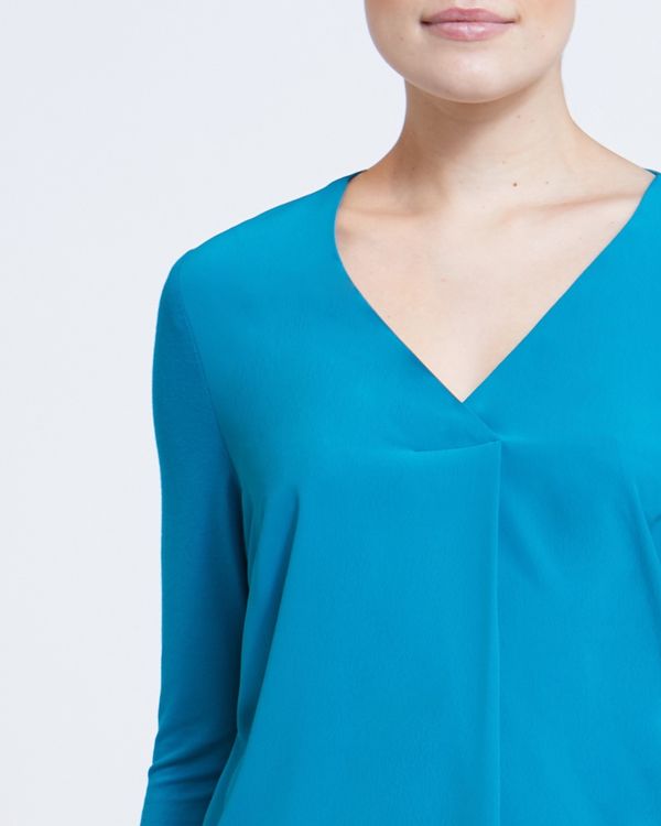 V-Neck Jersey Back Top