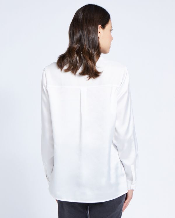Paul Costelloe Living Studio Ivory Collar Panel Blouse