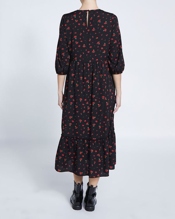 Round Neck Midi Dress