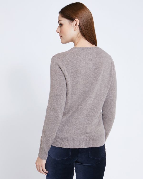 Paul Costelloe Living Studio Mink Cashmere Cardigan