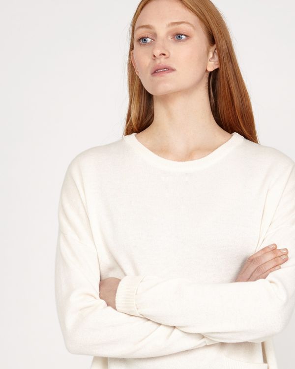 Carolyn Donnelly The Edit Cream Pocket Sweater