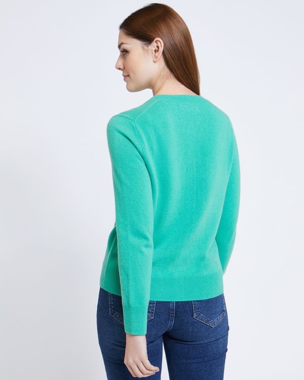 Paul Costelloe Living Studio Green Cashmere Cardigan