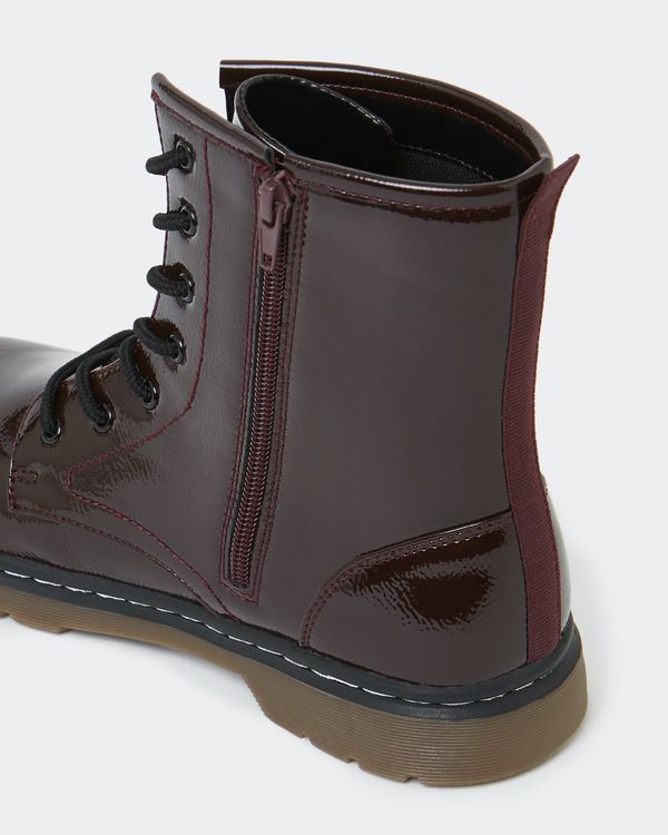 Lace Front Ankle Boots