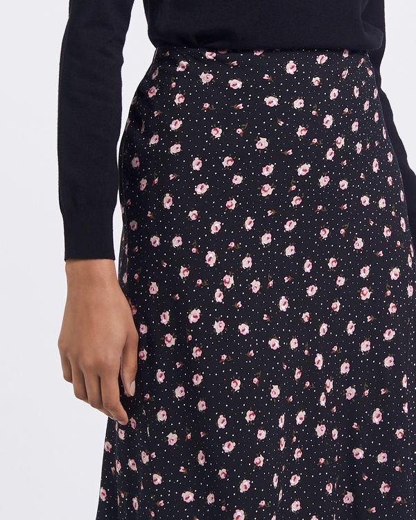 Print Midi Skirt